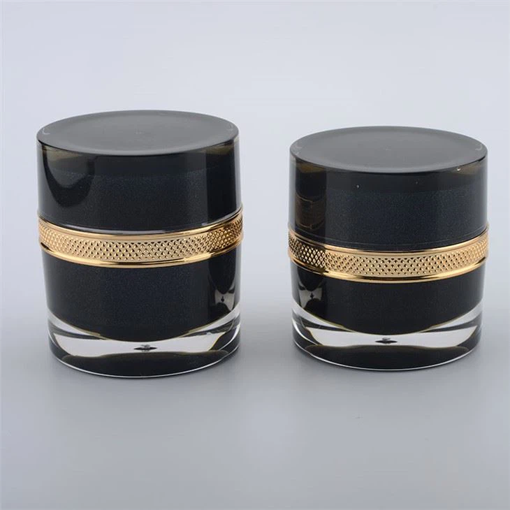 Black Lids Airless Cream Jar
