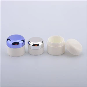 White Cosmetic Jars